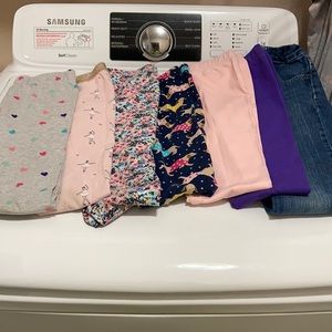 7 pairs of girls preowned pants